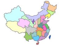 carte de la Chine carte de la Chine