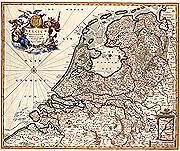 carte des Pays Bas