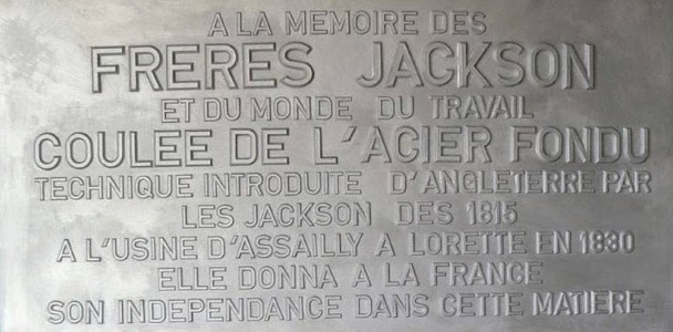 Stèle en l'honneur des frères Jackson, Assailly, Lorette