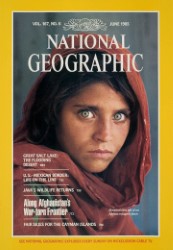 fille afghane, National Geographic